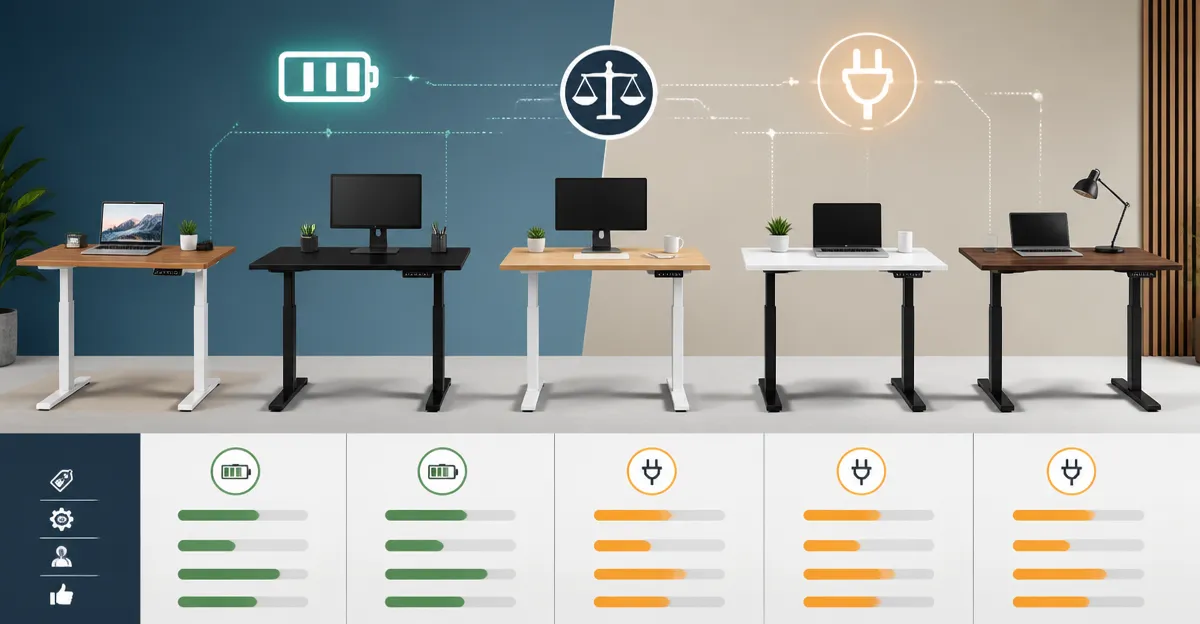 Top 5 48‑inch Electric Standing Desks Compared – Prices, Features & Best Use Cases