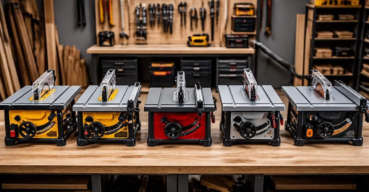 DEWALT vs SKIL vs Evolution: 10‑Inch Jobsite Table Saw Comparison