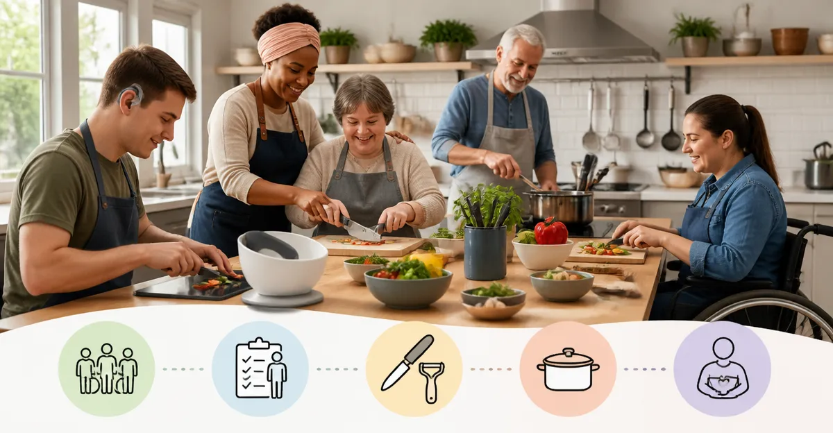 How to Run an Accessible Cooking Class for Mixed‑Ability Groups