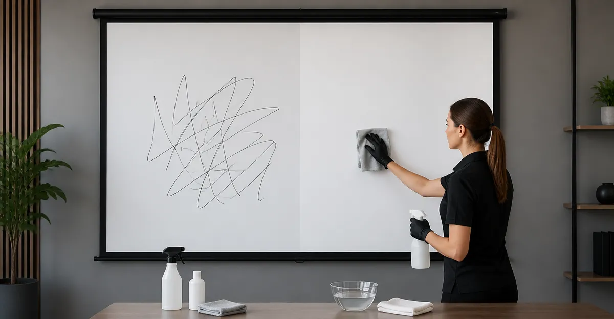 How to Remove Graffiti from a Projector Screen: Step-by-Step, Damage-Free Techniques