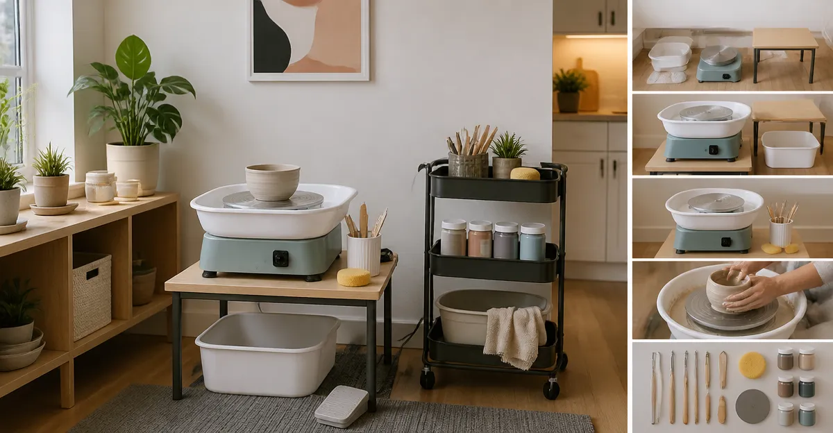 How to Set Up a Mini Pottery Wheel in a Small Apartment