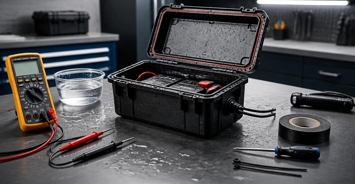 How to Test and Waterproof a Heated Battery Compartment