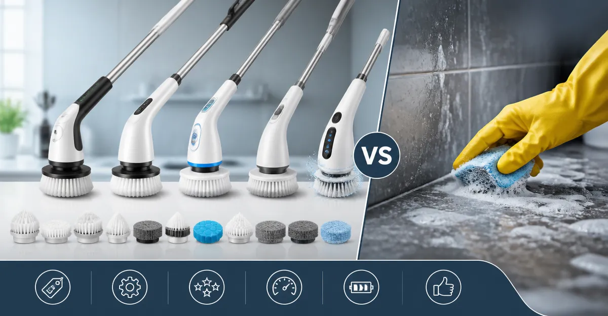 Top Electric Spin Scrubbers Compared: TUYU, Bomves, PUFTEM, Lichffy & More