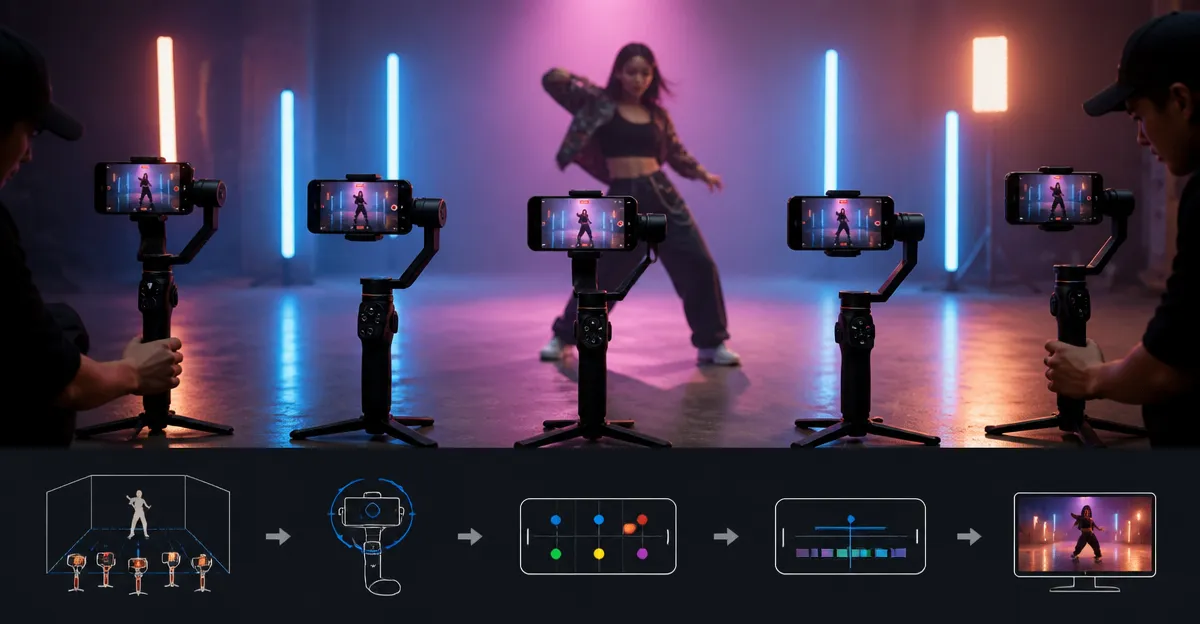 Film Multi‑Gimbal Choreography for Smartphone Music Videos