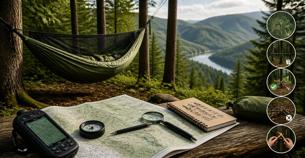 How to Map Hammock Campsites for Leave No Trace Camping