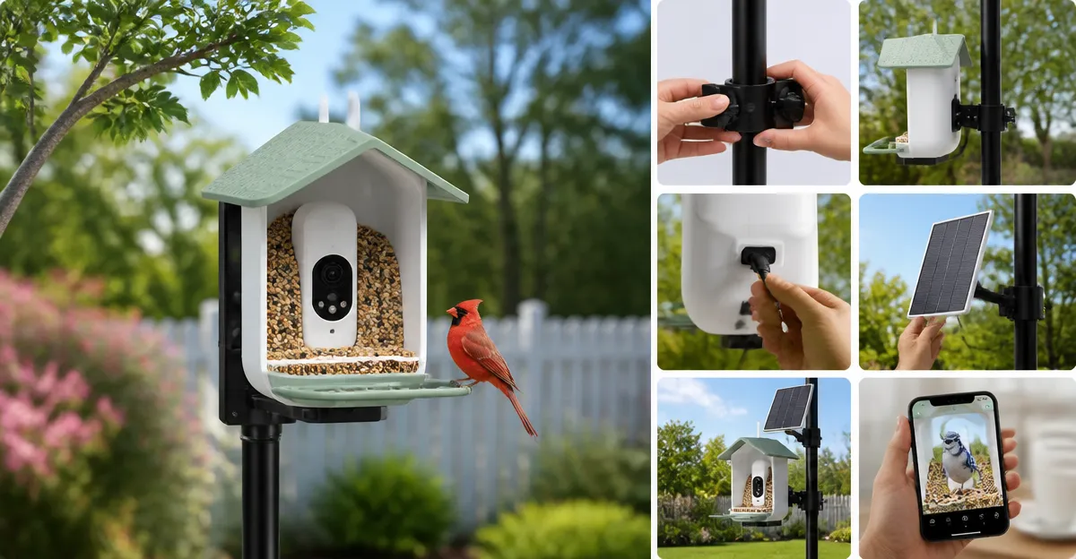 How to Set Up a Bird Feeder Camera on a Pole