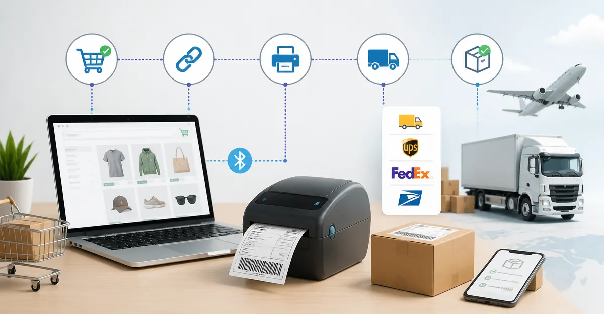 How to Integrate Your Ecommerce Store with Label Printers and Shipping Carriers