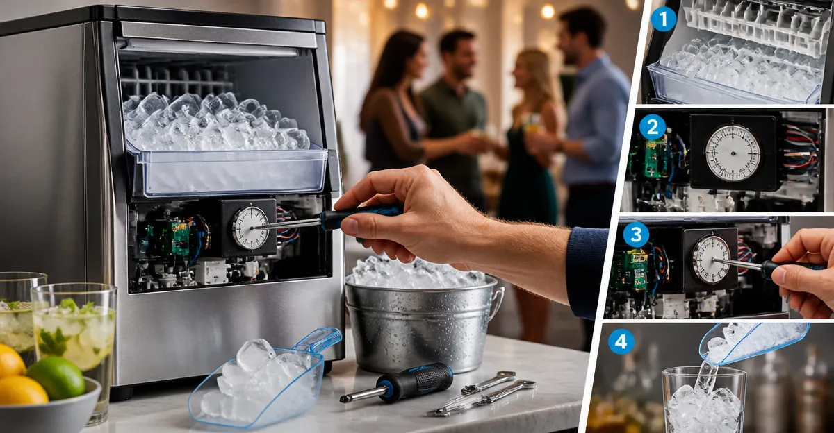 How to Tune Your Ice Maker Cycle Timing for a Party