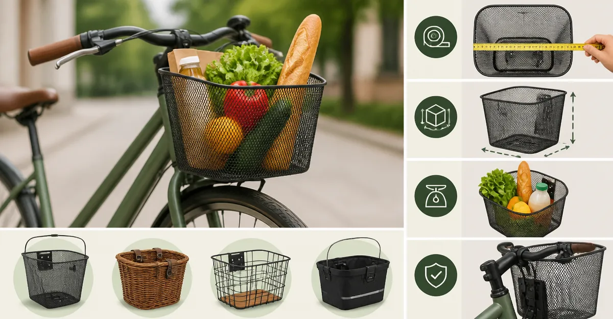 How to Calculate the Perfect Bike Basket Size for Groceries