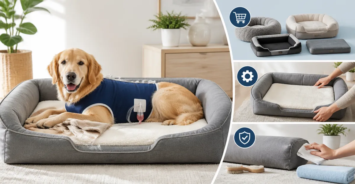 How to Choose and Prepare the Best Dog Bed for Post‑Op Drain Care