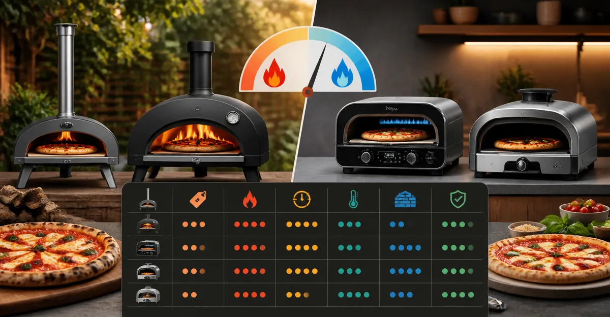 Best Outdoor and Indoor Pizza Ovens Compared: Ooni, BIG HORN, Ninja, and PIEZANO