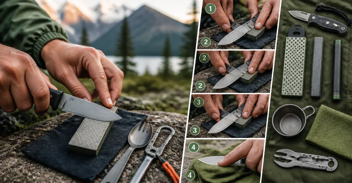 How to Field‑Sharpen Ultralight Knives and Utensils