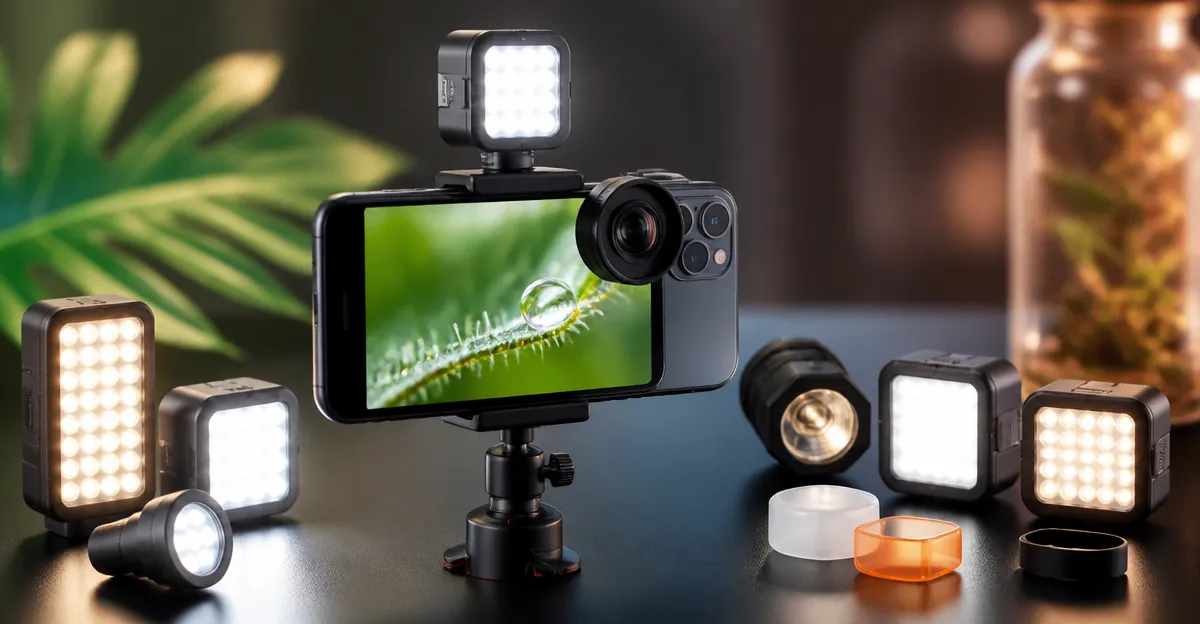 10 Best Attachable LED Lights for Smartphone Macro Videography