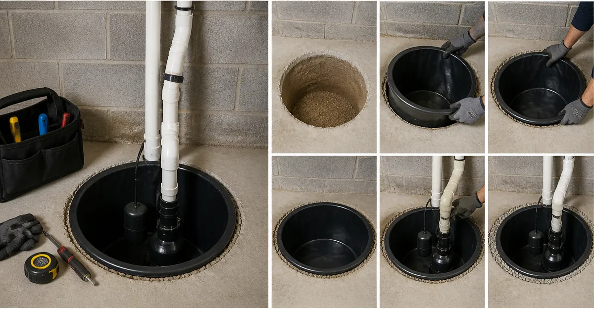 How to Install a Sump Pit Liner in a Masonry Basement