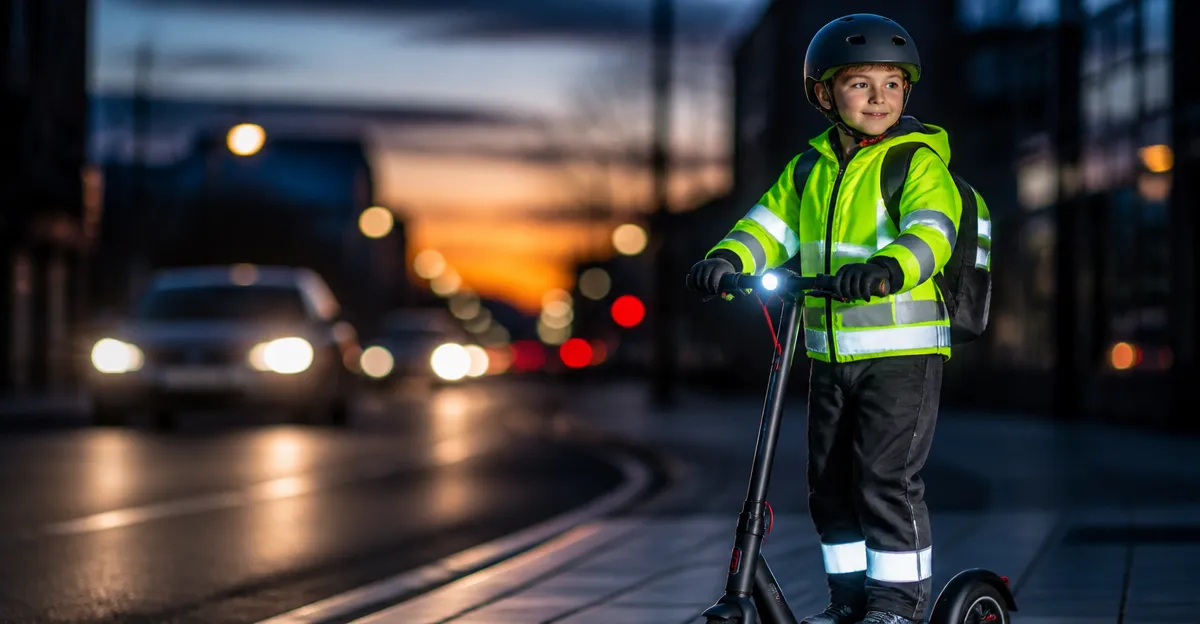 Top 10 Reflective Safety Clothing Picks for Kids on E‑Scooters