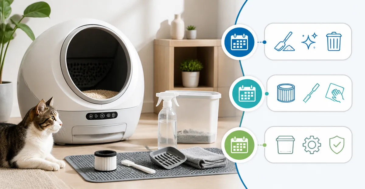 How to Create an Automatic Litter Box Maintenance Schedule