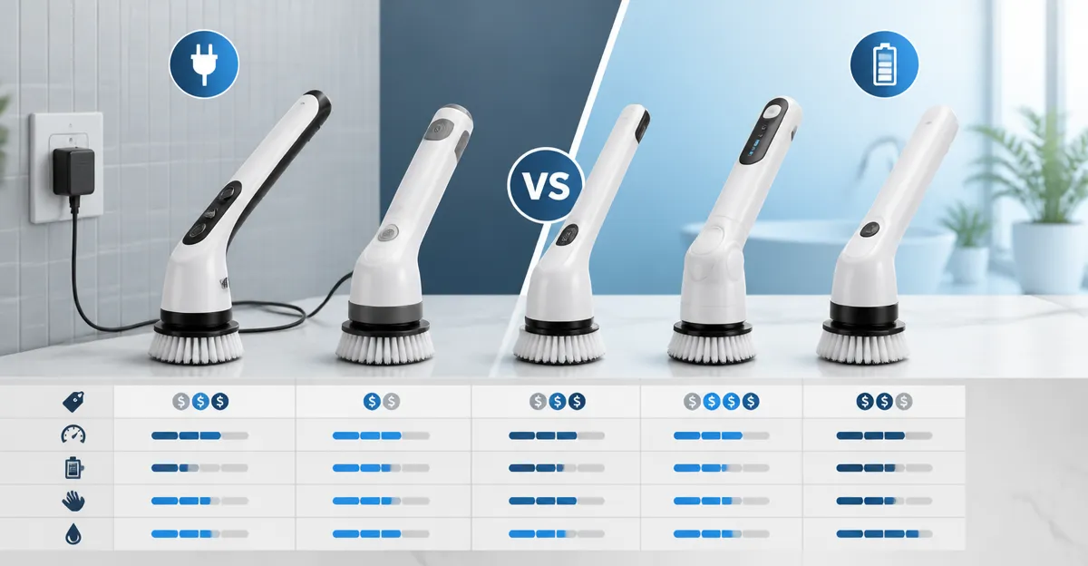 Top Electric Spin Scrubbers Comparison 2024: TUYU, Bomves, PUFTEM, Leebein & Rubbermaid