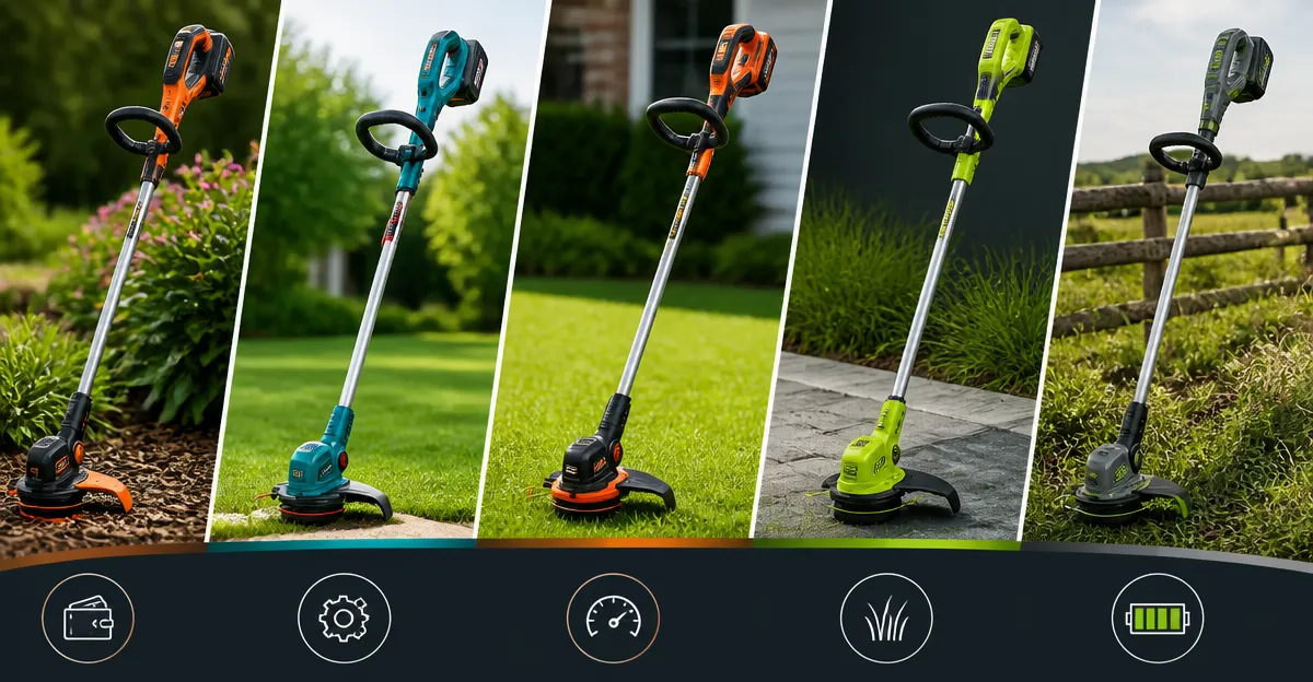 WORX vs KOMASTY vs BLACK+DECKER vs ALSO GO vs JAGROM: 5 Cordless Trimmers Compared