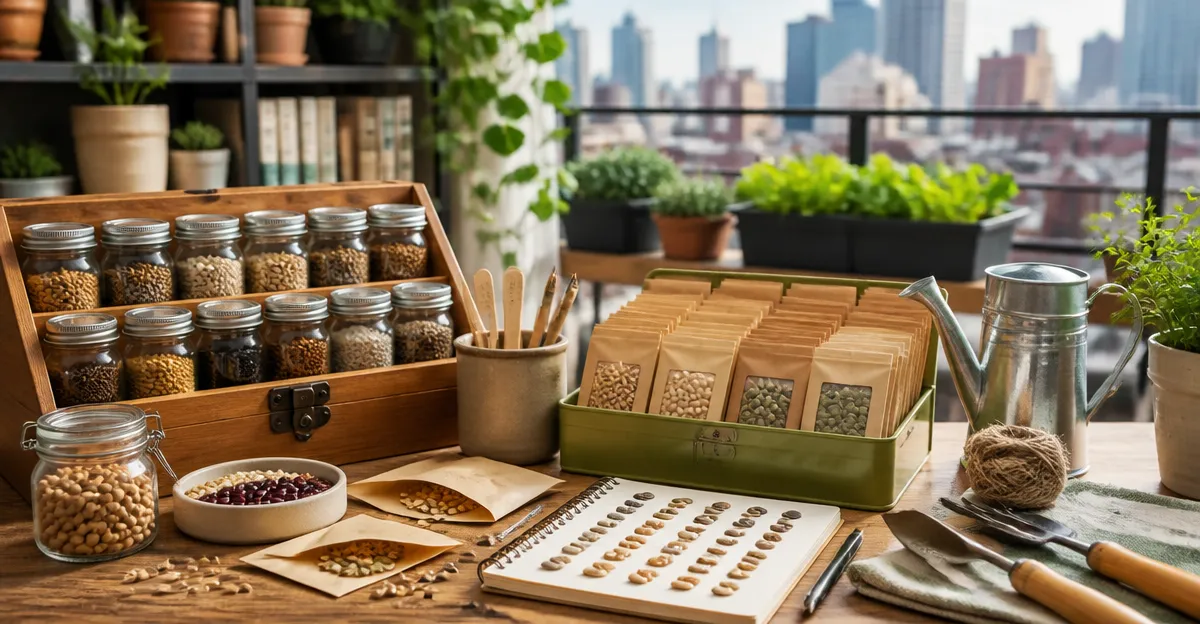 How to Build an Urban Heirloom Seed Bank in Small Spaces