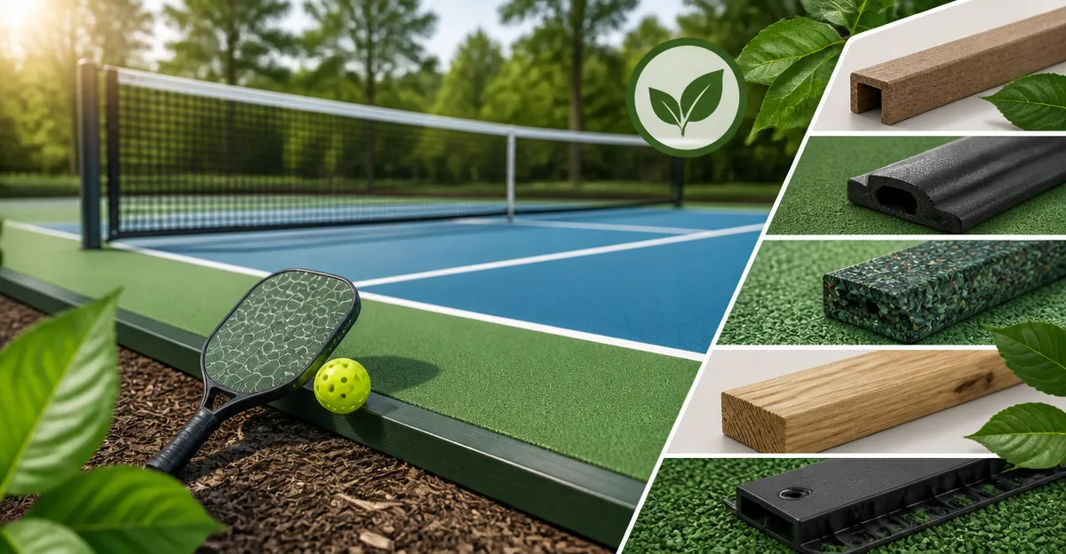 Top 10 Eco-Friendly Pickleball Court Edge Materials