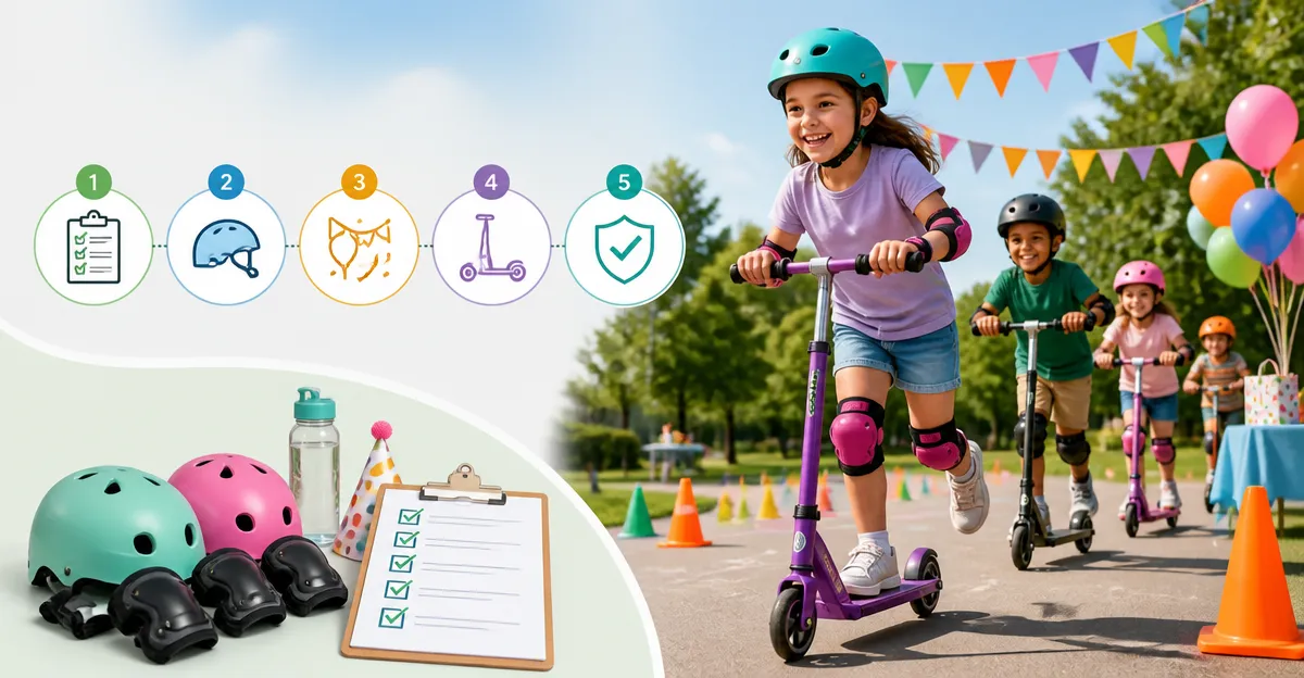 How to Host a Scooter Birthday Party Safely