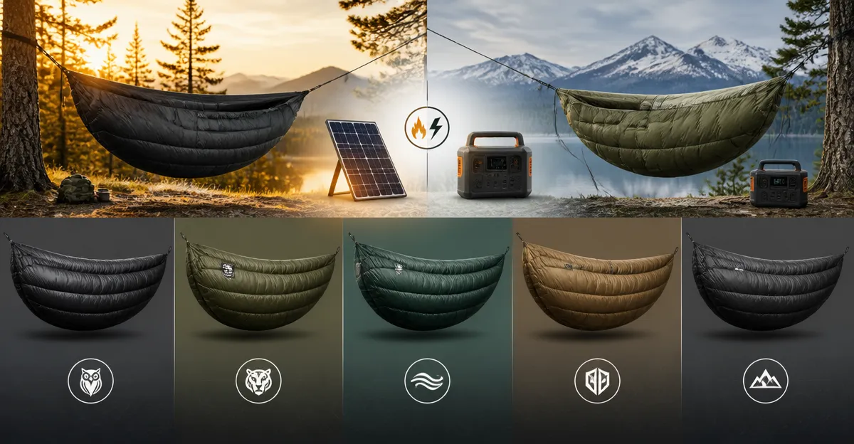 Wise Owl vs OneTigris vs onewind vs CROSSHIP Hammock Underquilts: In‑Depth Comparison