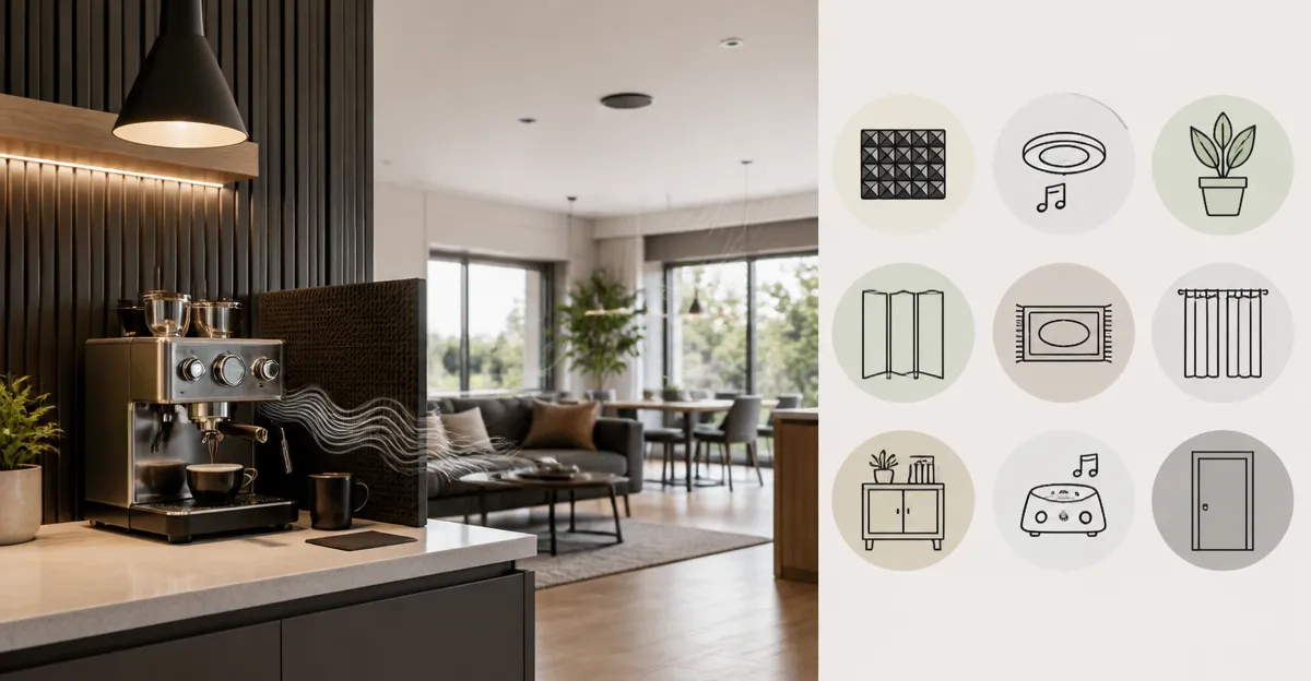 Mask Espresso Machine Noise in Open-Plan Kitchens: 9 Tips