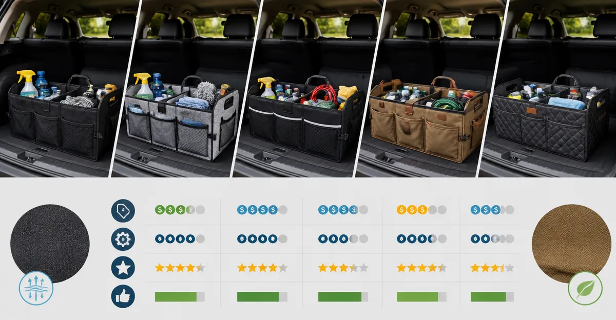Top 5 Car Trunk Organizers Compared – Features, Price, and Best Use Cases