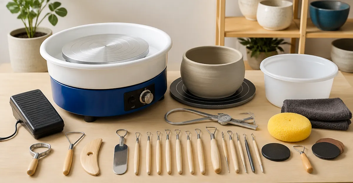Mini Pottery Wheel Accessories Checklist: 15 Must-Have Tools & Supplies for Beginners