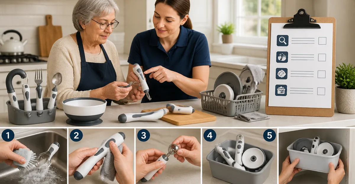How to Train Caregivers on Maintaining Adaptive Kitchen Devices