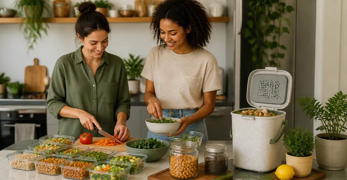 Meal Prep with Roommates & Master Compost Etiquette for Shared Countertop Composters
