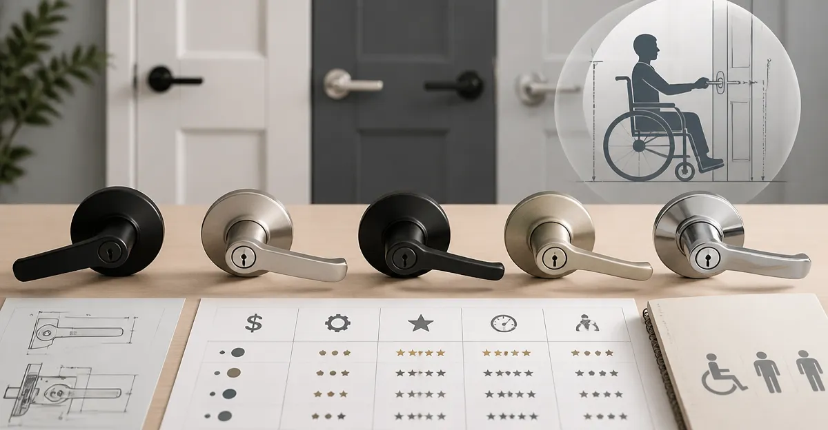 Plustool vs Amazon Basics vs Kwikset Casey Door Levers – In‑Depth Comparison