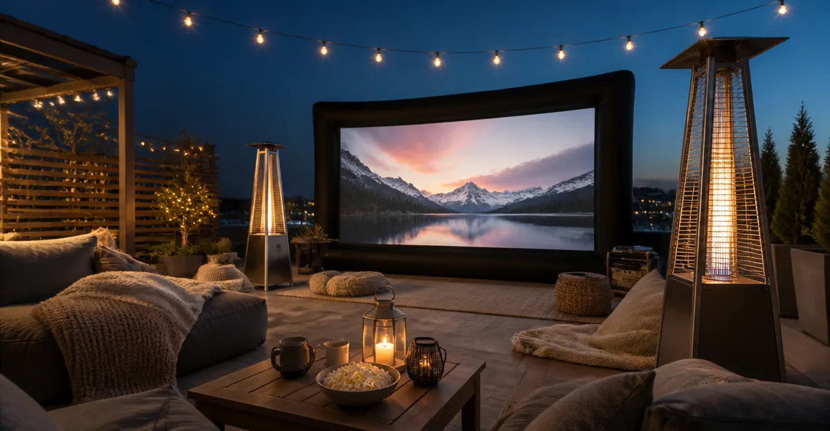 How to Set Up a Heated Pop‑Up Outdoor Cinema