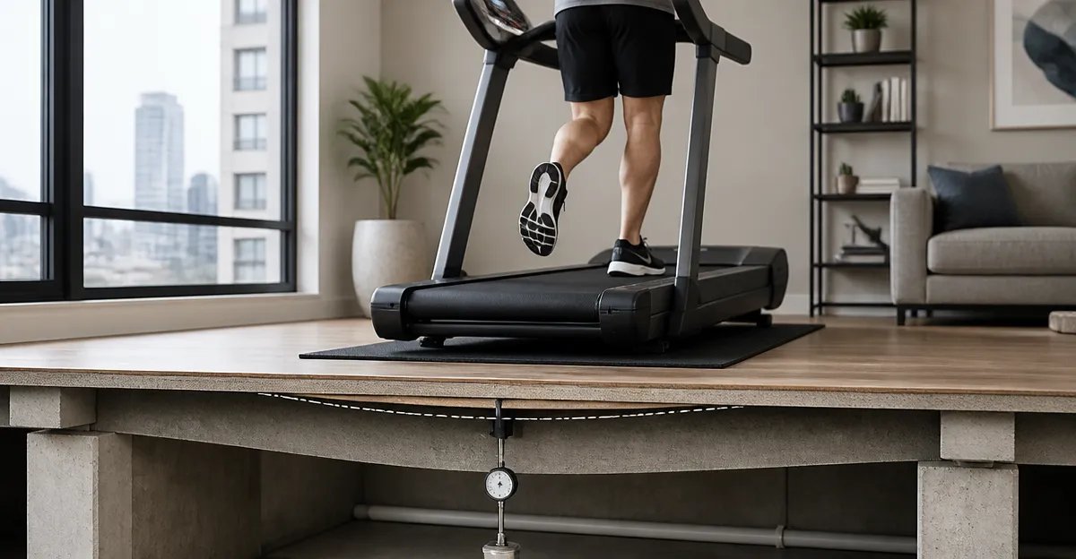 How to Calculate Treadmill Floor Deflection in an Apartment