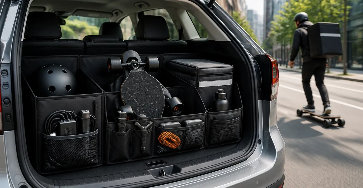 10 Best Trunk Organizers for Electric Skateboard Couriers