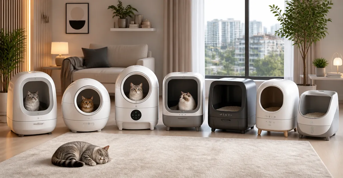 Top 8 Quietest Automatic Litter Boxes for Apartments