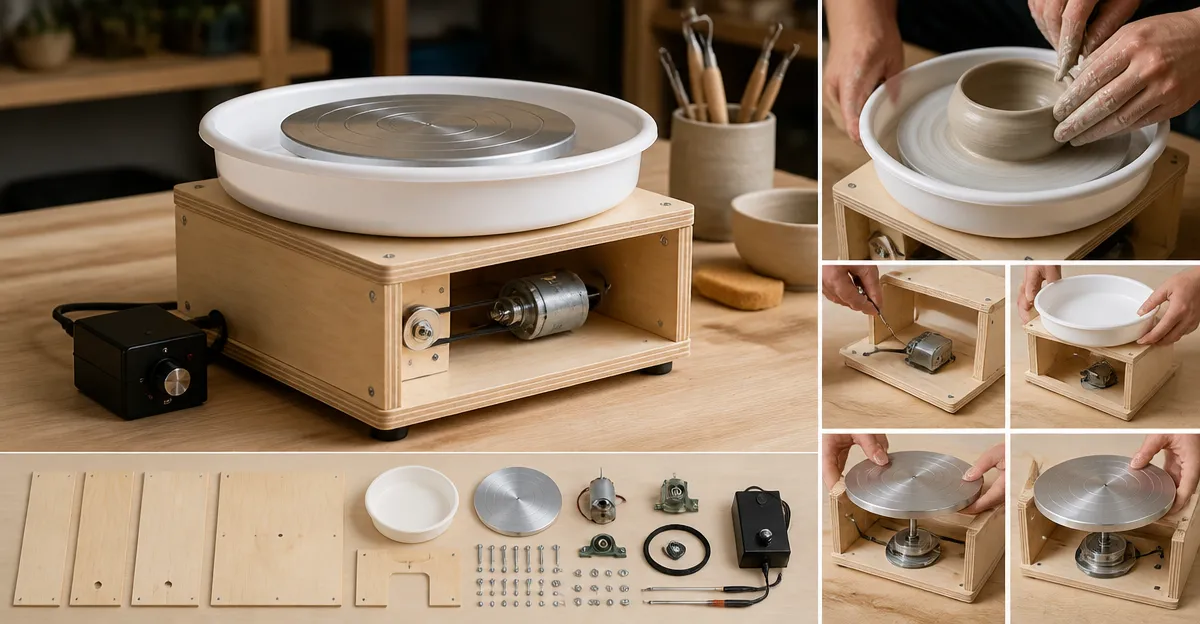 How to Build a DIY Mini Pottery Wheel: Complete Build Plans & Step-by-Step Guide