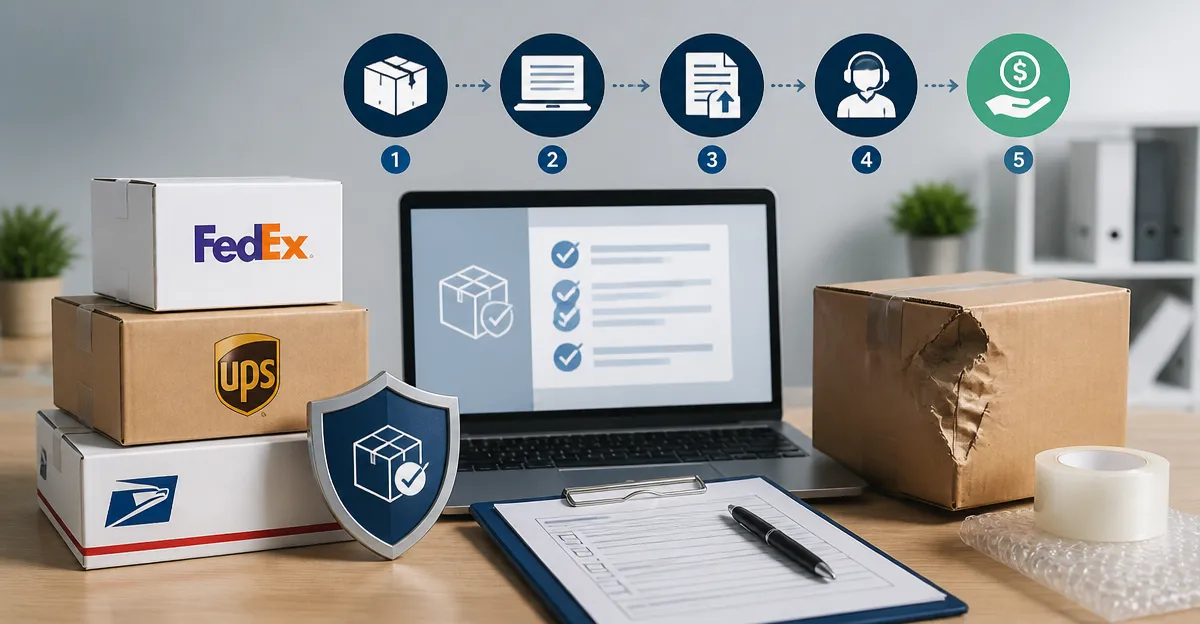 How to File a Shipping Insurance Claim with USPS, UPS & FedEx