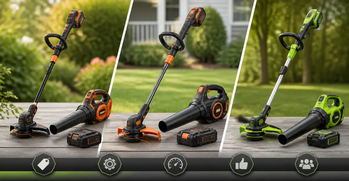 WORX vs BLACK+DECKER vs Greenworks: Best Cordless Trimmer & Blower Combos