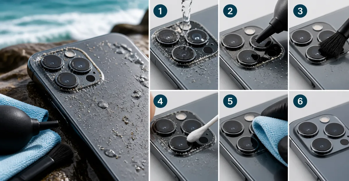 How to Safely Clean Smartphone Camera Lenses After a Saltwater Shoot