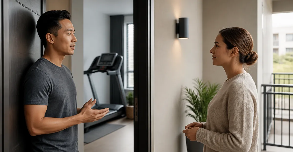 How to Talk to Your Neighbor About Treadmill Noise: Mediation Script & Sample Phrases