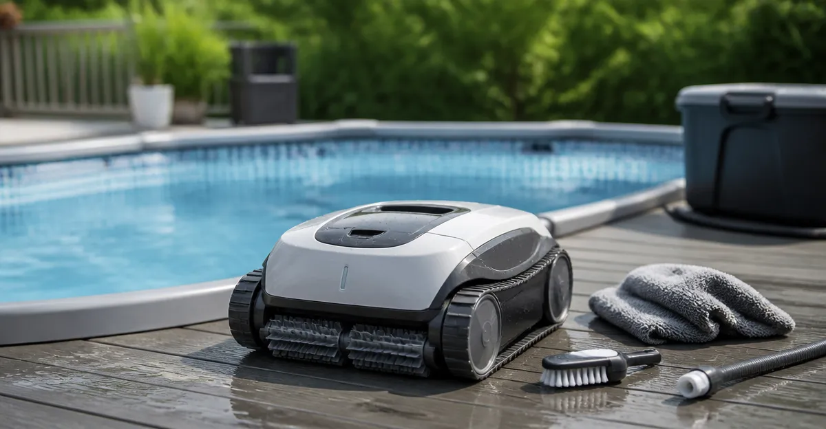 How to Maintain a Cordless Robotic Pool Cleaner for Above-Ground Pools