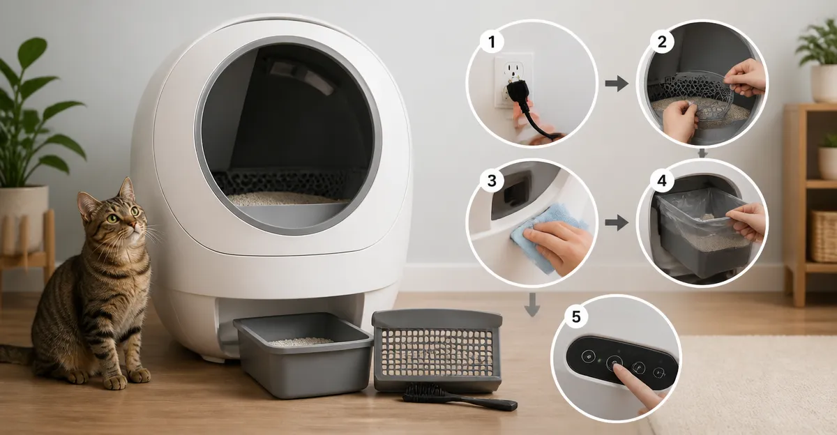 How to Troubleshoot an Automatic Litter Box