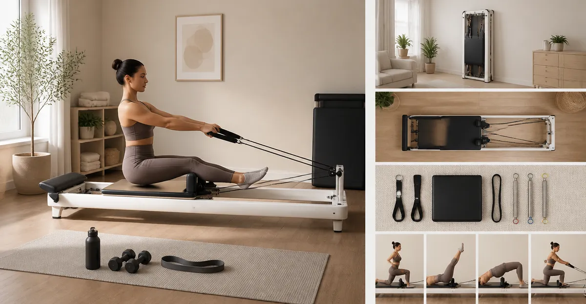 How to Start a Beginner Reformer Routine at Home in a Small Space