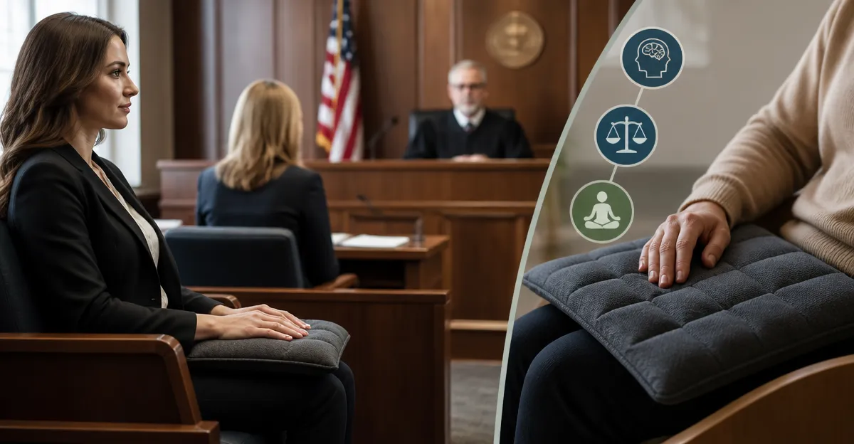 Courtroom Accommodations: The Complete Guide to Requesting and Using a Weighted Lap Pad