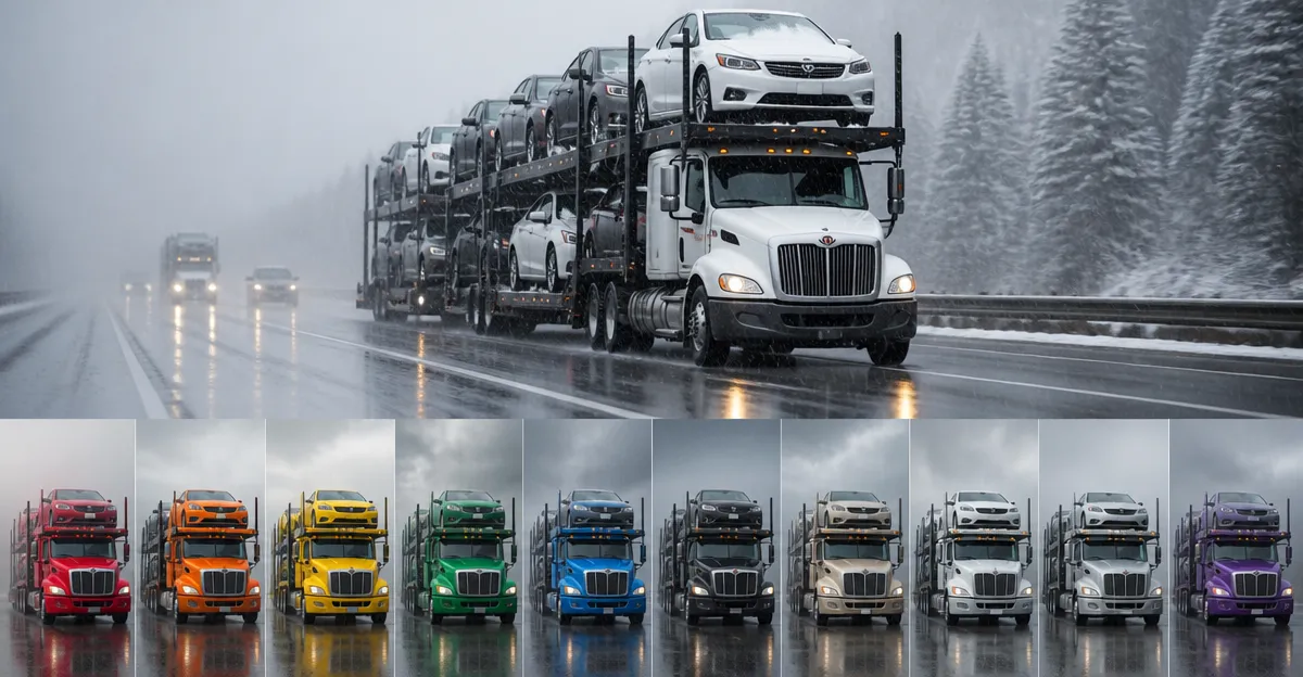 Top 10 Carrier Colors to Boost Visibility in Snow, Fog, and Rain