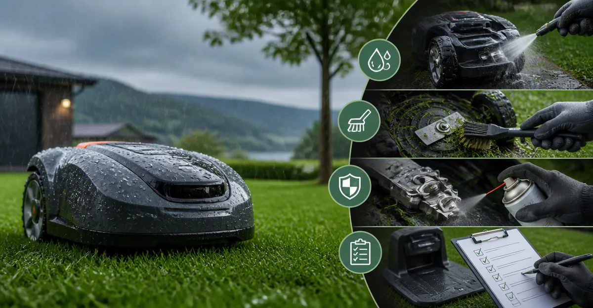 How to Maintain Your Robot Lawn Mower in Wet Climates