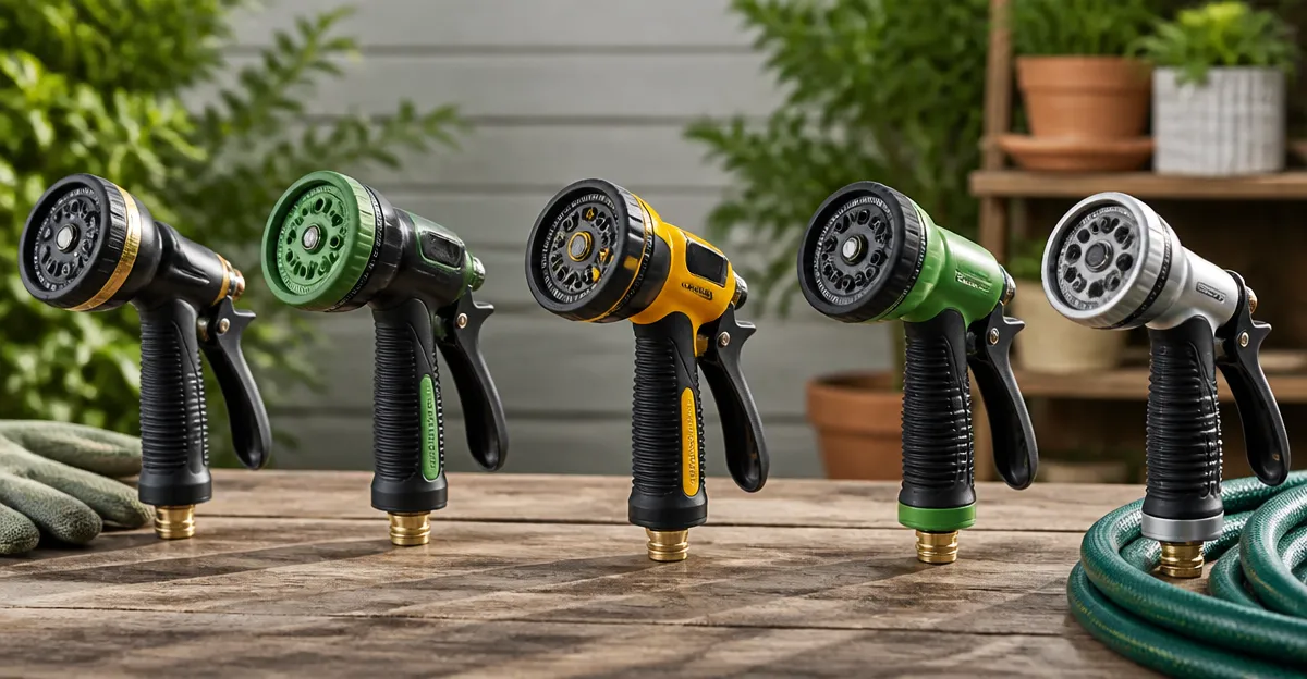 In-Depth Comparison of Top Amazon Garden Hose Nozzles