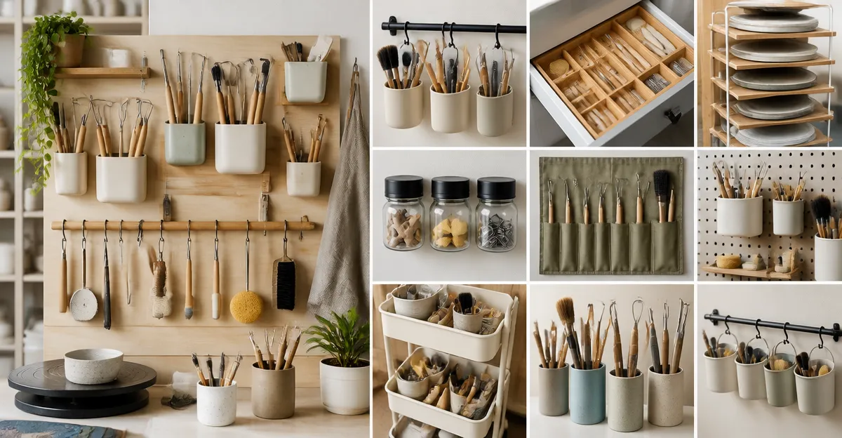 How to Store Pottery Tools: 20 Space‑Saving Ideas