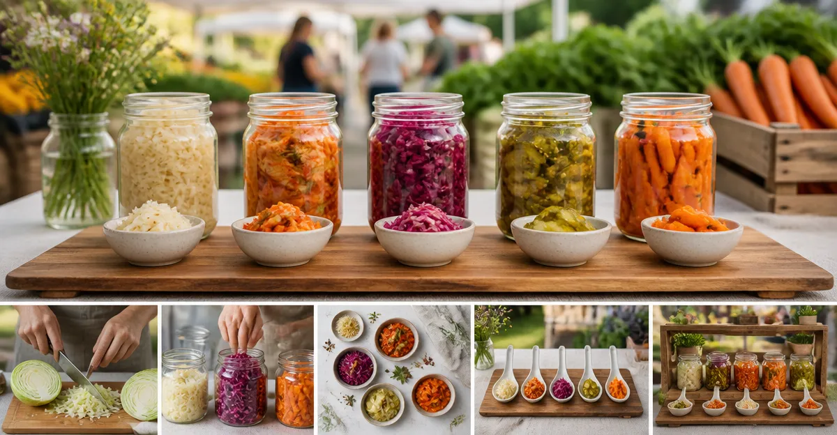Design a Fermented Foods Tasting Flight for Farmers Markets
